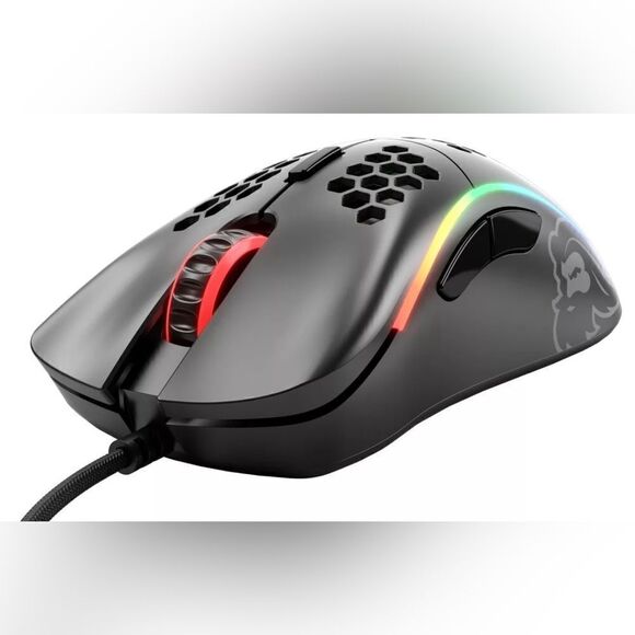 Glorious Model D Wired Honeycomb Gaming Mouse (BLACK) - Picture 4 of 4